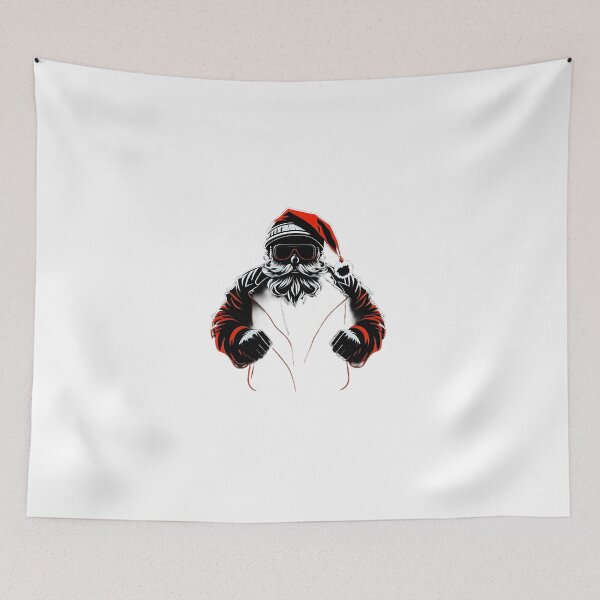 Item preview, Modern Hipster Santa - Urban and Christmas Illustration designed and sold by studiojer.