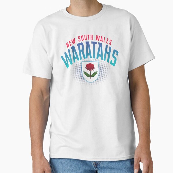 Item preview, New South Wales Waratahs Heritage T-Shirt (Red Letters) designed and sold by RugbyBloke.
