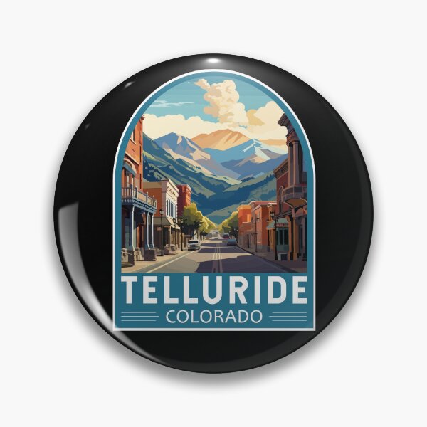 Item preview, Telluride Colorado Travel Art Emblem designed and sold by KrisSidDesigns.