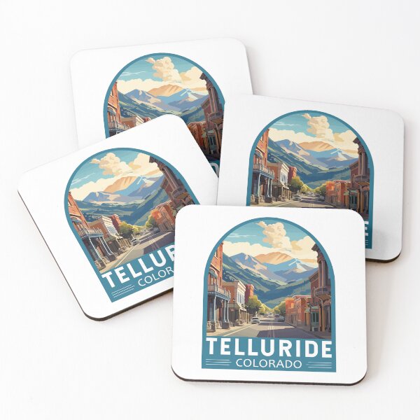 Item preview, Telluride Colorado Travel Art Emblem designed and sold by KrisSidDesigns.
