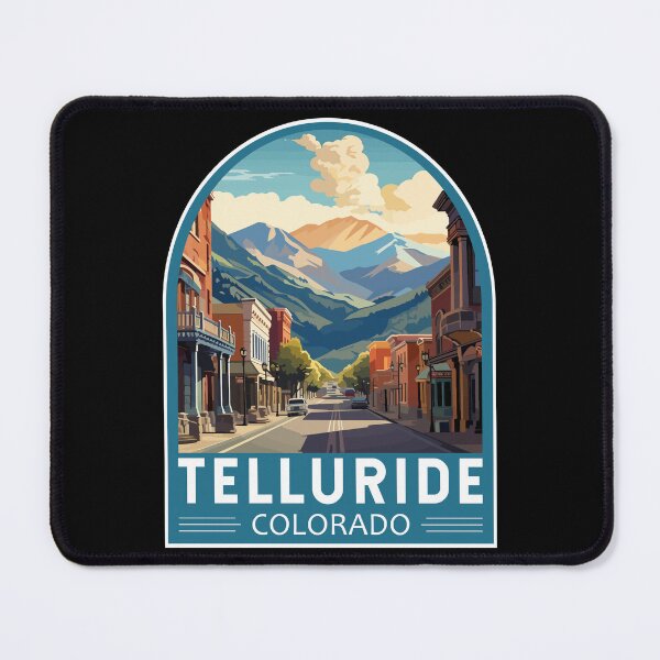 Item preview, Telluride Colorado Travel Art Emblem designed and sold by KrisSidDesigns.