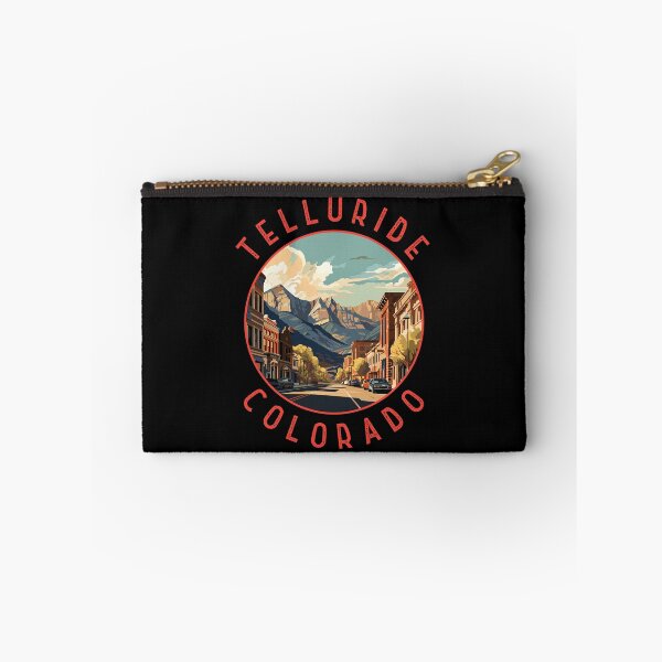 Item preview, Telluride Colorado Retro Distressed Circle designed and sold by KrisSidDesigns.
