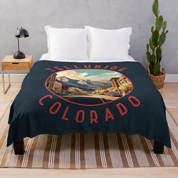 Item preview, Telluride Colorado Retro Distressed Circle designed and sold by KrisSidDesigns.