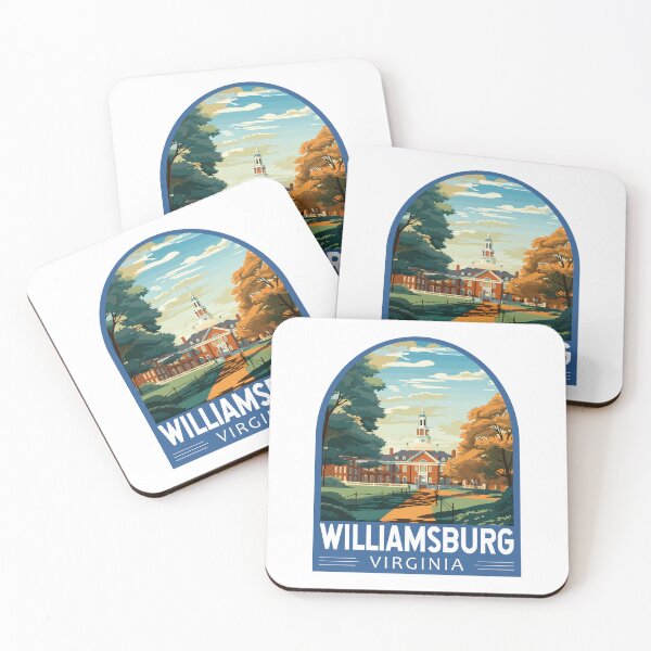 Item preview, Williamsburg Virginia Travel Art Emblem designed and sold by KrisSidDesigns.