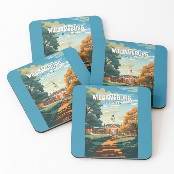Item preview, Williamsburg Virginia Travel Art Vintage designed and sold by KrisSidDesigns.