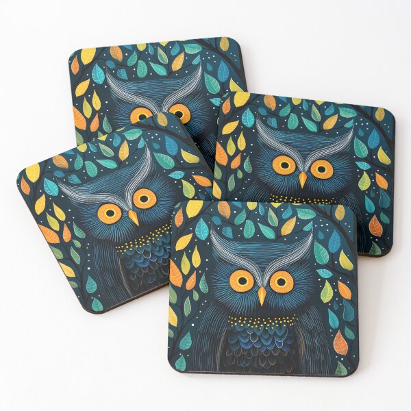 Item preview, Night Forest Owl designed and sold by EnchantArtCo.