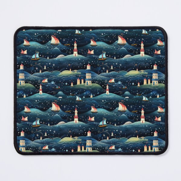 Item preview, nautical nonsense seamless pattern paper designed and sold by ak-shops.