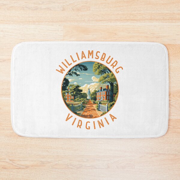 Item preview, Williamsburg Virginia Retro Distressed Circle designed and sold by KrisSidDesigns.