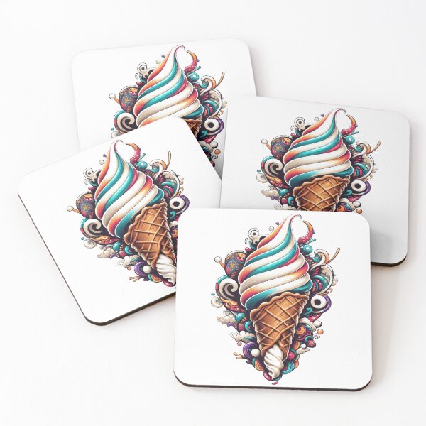 Item preview, Psychedelic Ice Cream designed and sold by DumbPet.