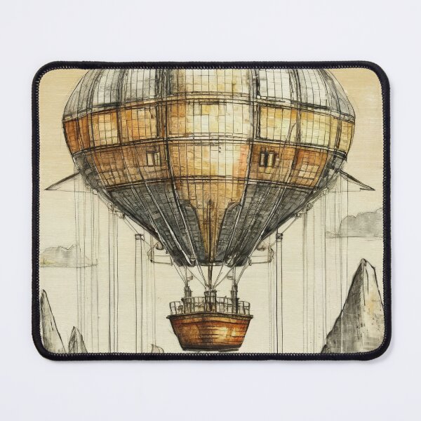 Item preview, Balloon floating above a floating island. designed and sold by Jubjangm3.
