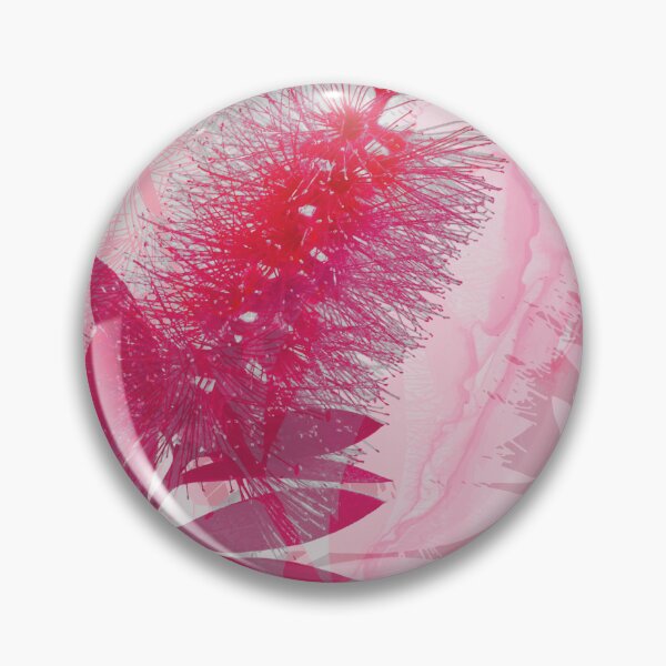 Item preview, Bottlebrush flowers Australian flora pink designed and sold by blueidesign.