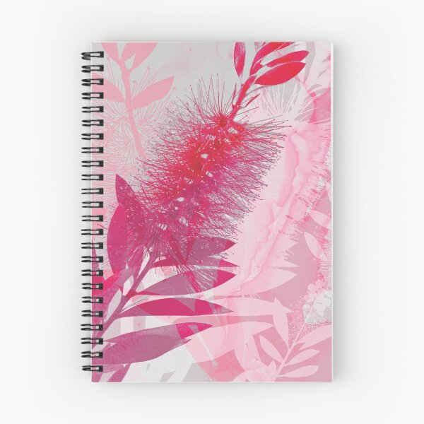 Item preview, Bottlebrush flowers Australian flora pink designed and sold by blueidesign.