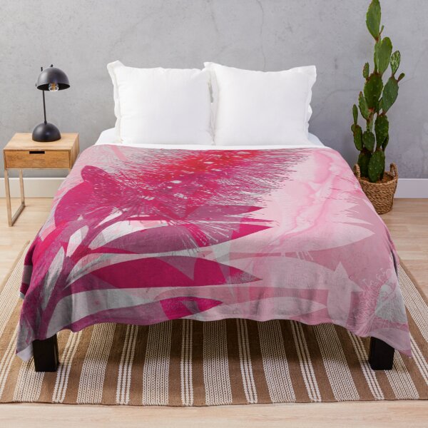 Item preview, Bottlebrush flowers Australian flora pink designed and sold by blueidesign.