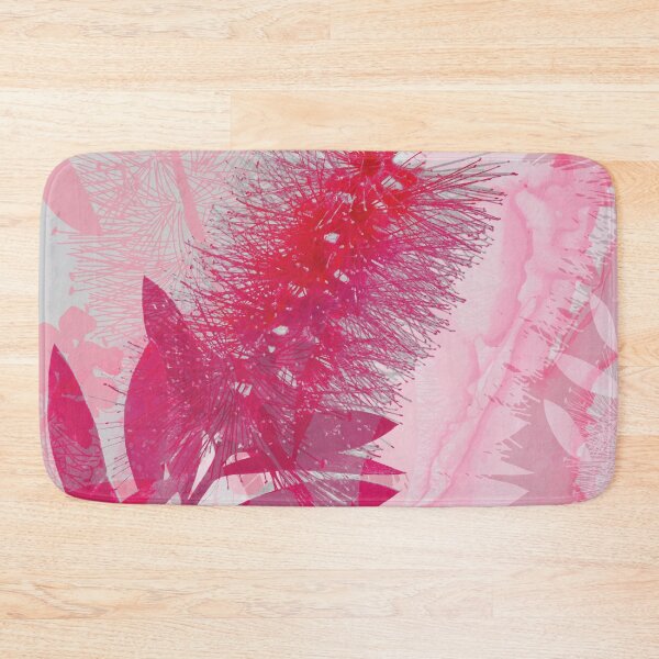 Item preview, Bottlebrush flowers Australian flora pink designed and sold by blueidesign.