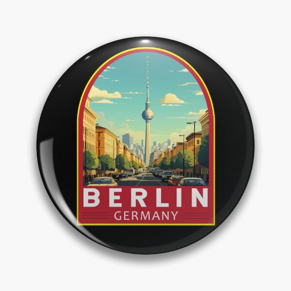 Item preview, Berlin Germany Travel Art Emblem designed and sold by KrisSidDesigns.