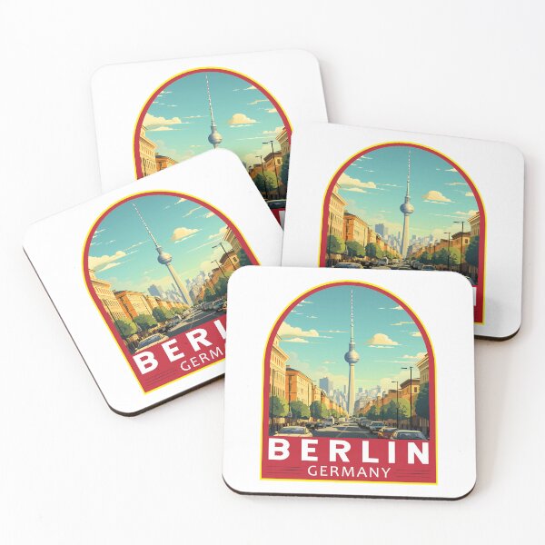 Item preview, Berlin Germany Travel Art Emblem designed and sold by KrisSidDesigns.