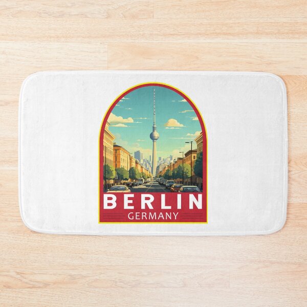 Item preview, Berlin Germany Travel Art Emblem designed and sold by KrisSidDesigns.