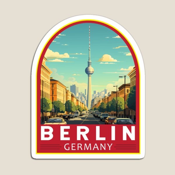 Item preview, Berlin-Deutschland-Reise-Kunst-Emblem designed and sold by KrisSidDesigns.