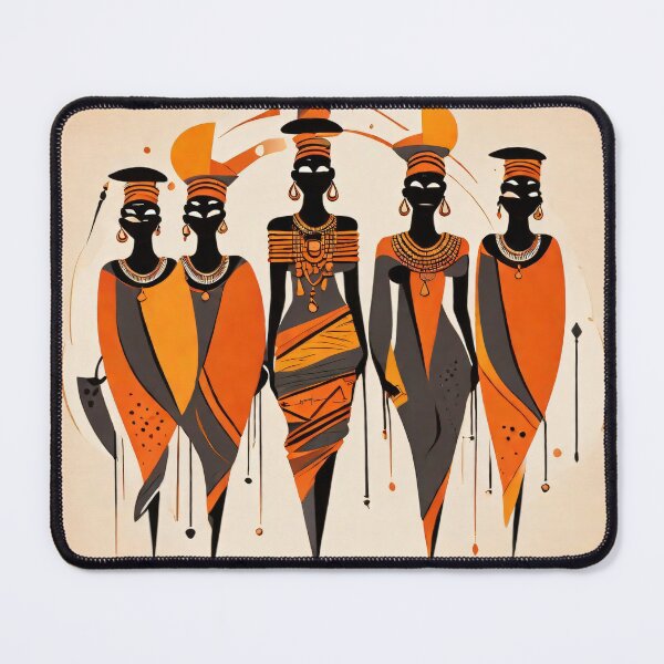 Item preview, five african women designed and sold by Mechanical-Artt.