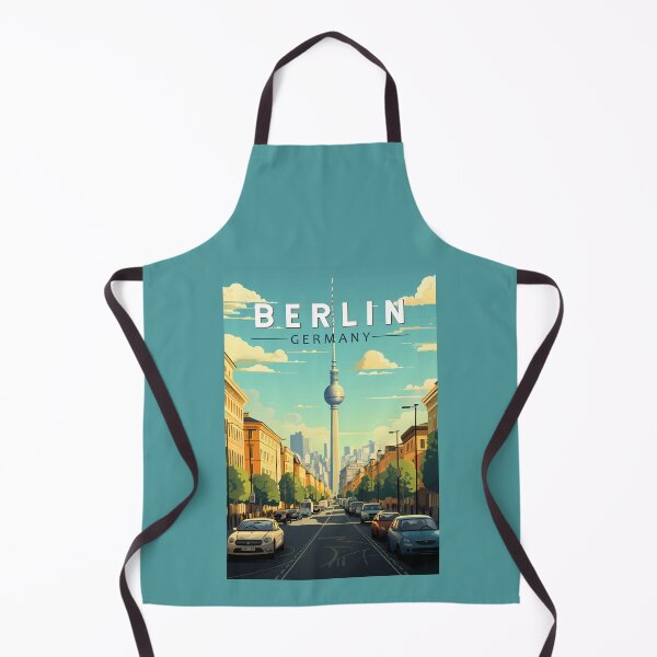 Item preview, Berlin Germany Travel Art Vintage designed and sold by KrisSidDesigns.