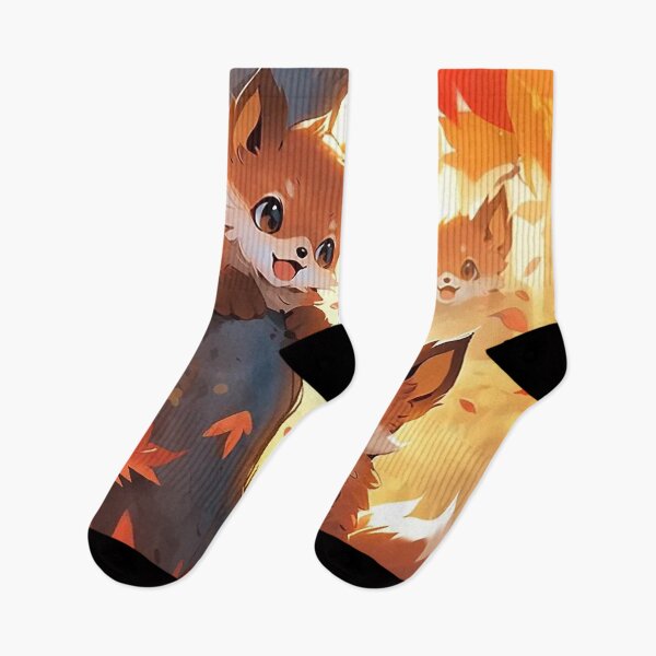 Item preview, Autumn Fox Playtime in Forest Clearing Illustration designed and sold by PaintbrushPlace.