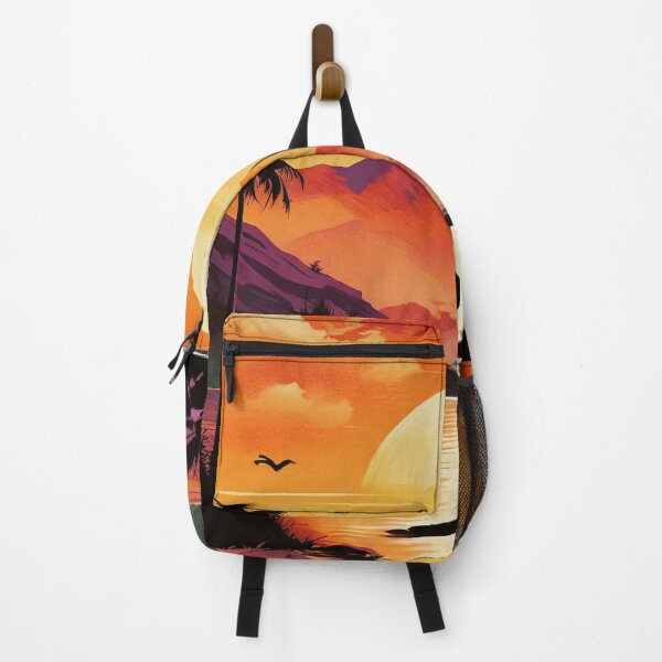 Item preview, Landscape art mountains river at sunset designed and sold by Jubjangm3.