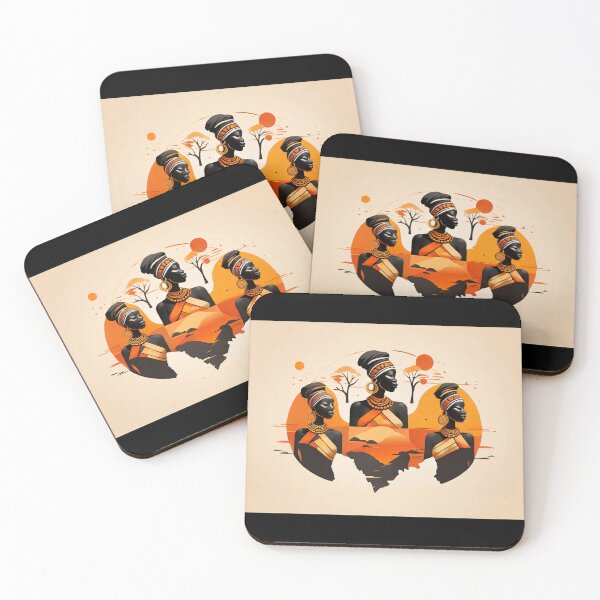 Item preview, Radiant Trio: African Women in Art designed and sold by Mechanical-Artt.