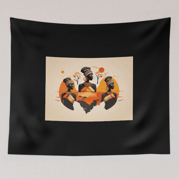 Item preview, Radiant Trio: African Women in Art designed and sold by Mechanical-Artt.