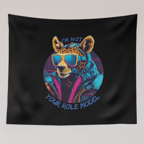 Item preview, Spotted cheetah in sunglasses - I'm not your role model designed and sold by HarridanCreates.