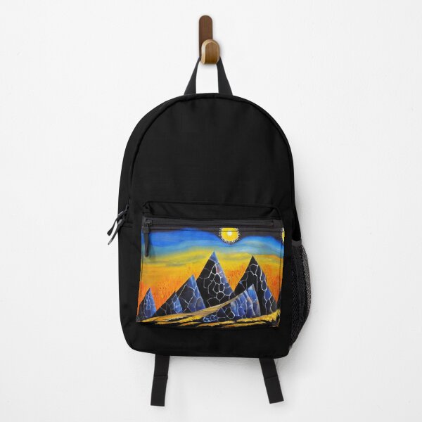 Item preview, Пики гор, два солнца светят высоко в небе. designed and sold by ArtDaily67.
