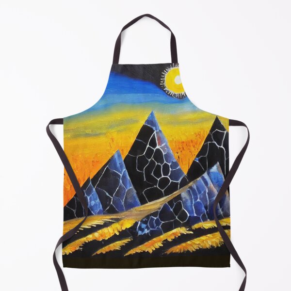 Item preview, Пики гор, два солнца светят высоко в небе. designed and sold by ArtDaily67.