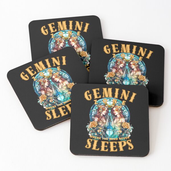 Item preview, Gemini Zone: Where The Mind Never Sleeps. gemini zodiac sign designed and sold by ZodiacWonders.