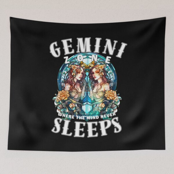 Item preview, Gemini Zone: Where The Mind Never Sleeps designed and sold by ZodiacWonders.