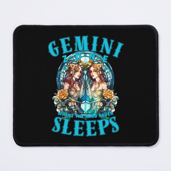 Item preview, Gemini Zone: Where The Mind Never Sleeps. gemini birthday designed and sold by ZodiacWonders.