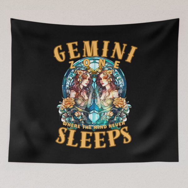 Item preview, Gemini Zone: Where The Mind Never Sleeps. gemini zodiac sign designed and sold by ZodiacWonders.
