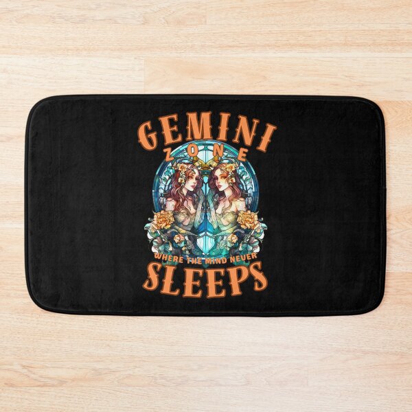 Item preview, Gemini Zone: Where The Mind Never Sleeps. gemini quote designed and sold by ZodiacWonders.