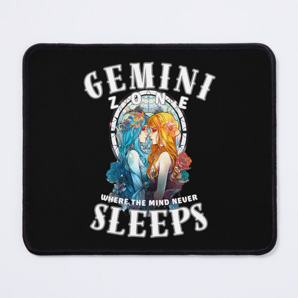 Item preview, Gemini Zone: Where The Mind Never Sleeps. gemini sayings designed and sold by ZodiacWonders.