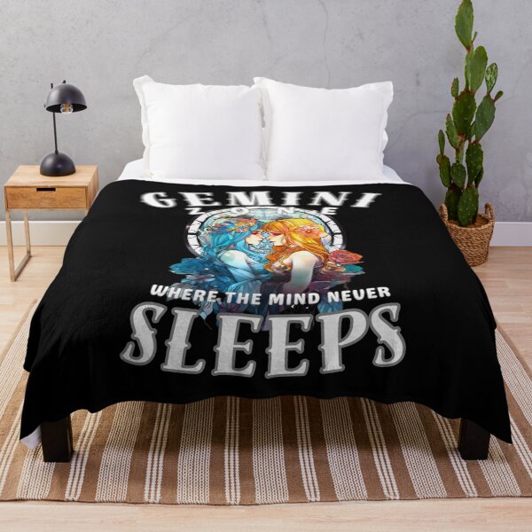 Item preview, Gemini Zone: Where The Mind Never Sleeps. gemini sayings designed and sold by ZodiacWonders.