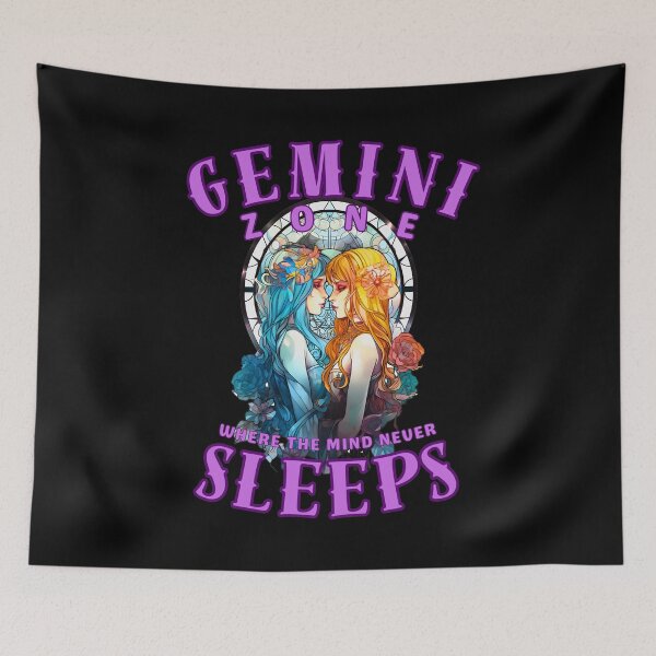 Item preview, Gemini Zone: Where The Mind Never Sleeps. gemini season designed and sold by ZodiacWonders.