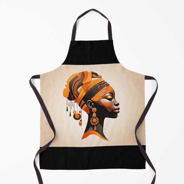 Item preview, Radiant African Beauty: Orange Headscarf designed and sold by Mechanical-Artt.