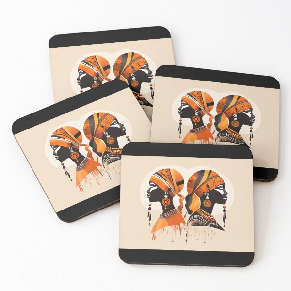 Item preview, Harmony of Heritage: Twin African Elegance designed and sold by Mechanical-Artt.