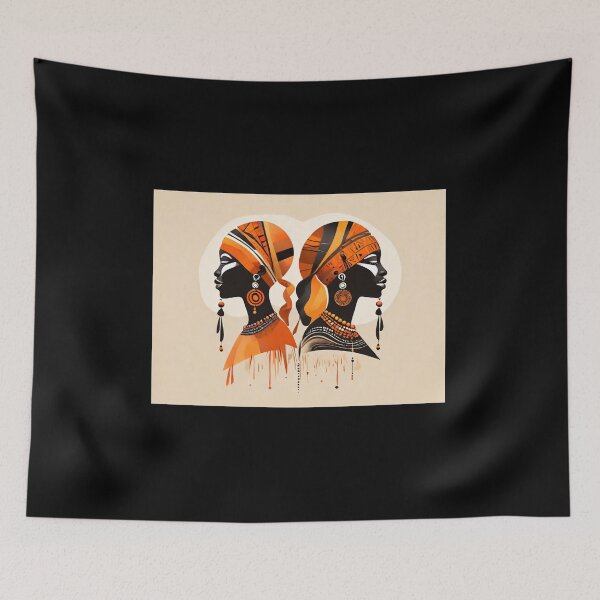 Item preview, Harmony of Heritage: Twin African Elegance designed and sold by Mechanical-Artt.