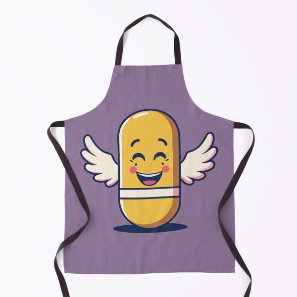 Item preview, cute smiling pill with wings designed and sold by zoldi.