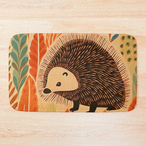Artikelvorschau, Igel in Blättern entworfen und verkauft von EnchantArtCo.
