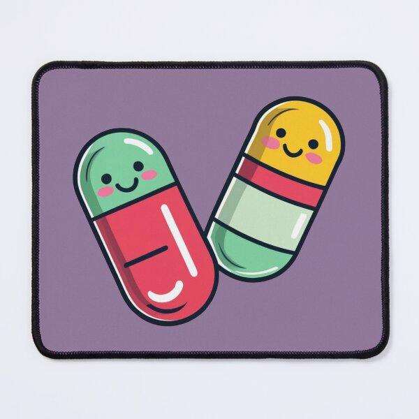 Item preview, cute cartoon pill  designed and sold by zoldi.