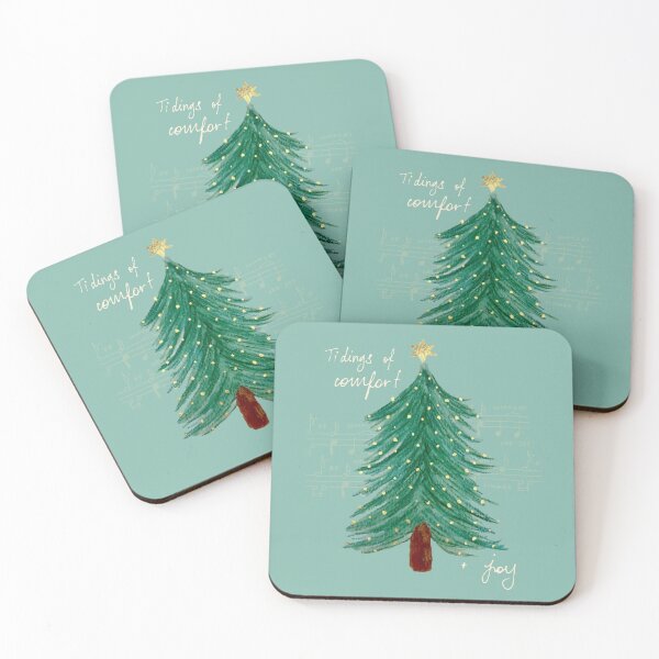 Item preview, Christmas Greeting - Tidings of Comfort and Joy designed and sold by Eclecticprintco.