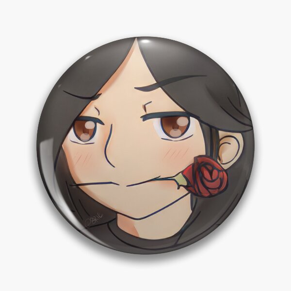 Item preview, Flirty Pin Button designed and sold by albriega.