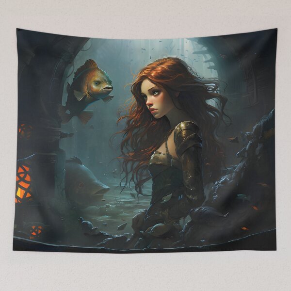 Item preview, The Warrior of the Seas designed and sold by SilverlynDraws.
