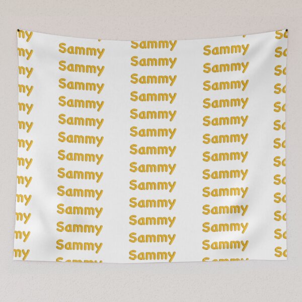 Item preview, Golden Balloon Foil Sammy Name Label designed and sold by NormadWorld.