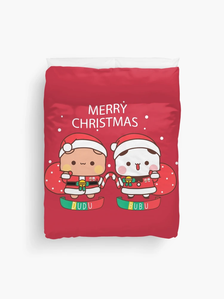 Bubu Dudu Xmas: Wrap Yourself in Holiday Cheer with This Adorable and  Humorous Design | Duvet Cover